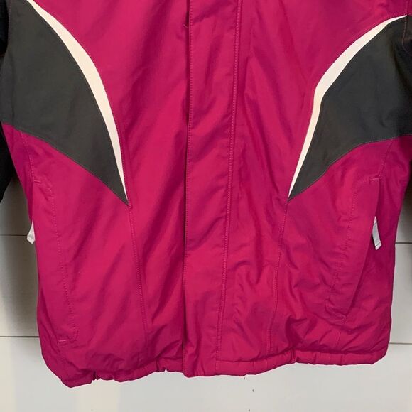 The North Face Kids' Magenta and grey Puffer Jacket size 14/16 large EUC snow - Picture 4 of 14